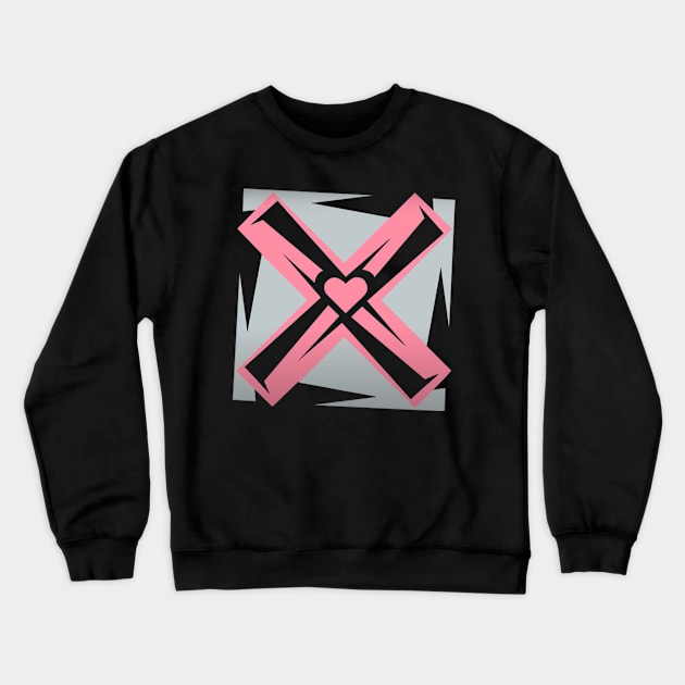 TXT The Chaos Chapter  Fight or Escape Album Logo Crewneck Sweatshirt by hallyupunch